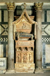 Ansicht des Grabes von Papst Johannes XXIII. (ca. 1370-1419)